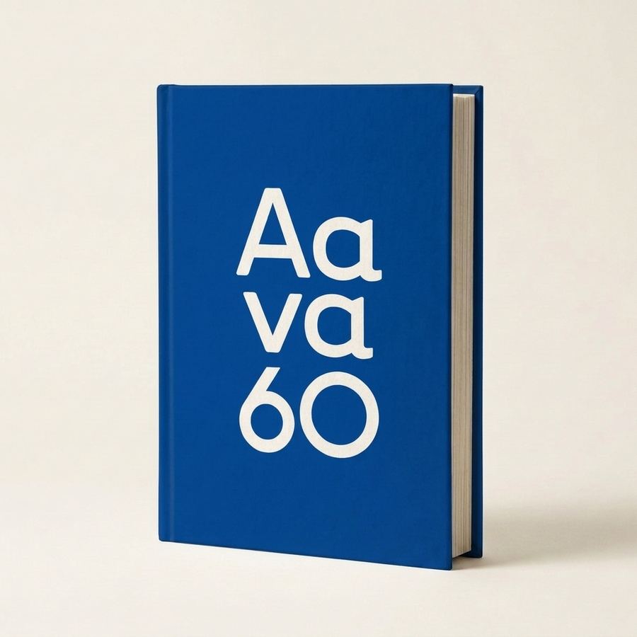 Aava 60 -historiikin kansi